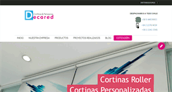 Desktop Screenshot of decored.cl